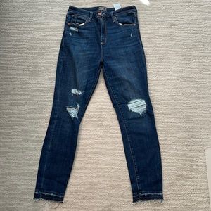 Abercrombie High Rise Skinny Ankle Jean